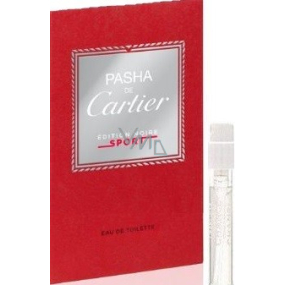 Cartier Pasha Edition Noire Sport eau de toilette for men 1.5 ml with spray, vial