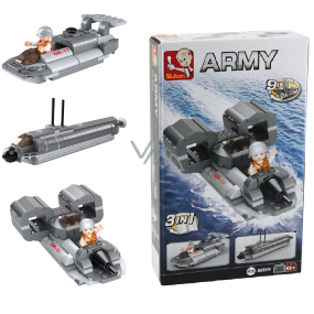 EP Line Sluban Army 3in1 Jetboat 125 pieces, recommended age 6+