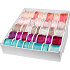 Ditipo Fabric ribbon with wire pink-purple 3 mx 25 mm