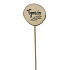 Bohemia Gifts Wooden Herb Marker with Print - Thyme, Circle Diameter is 5 - 8 cm