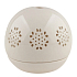 Porcelain candlestick, balls with ornaments 9,5 cm