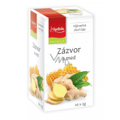 Apotheke Natur Ginger and honey fruit tea helps digestion, breathing and well-being, 20 x 2 g
