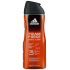 Adidas Team Force 3-in-1 shower gel for body, hair, and face for men 400 ml