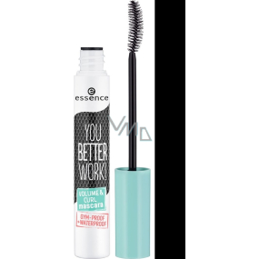 Essence You Better Work Volume & Curl mascara black 10 ml