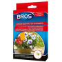 Bros Sticky Traps for Pots, Attracts and Catches Pests on Plants 10 Pieces + 5 Holders