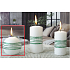 Lima Exclusive candle green sphere 80 mm 1 piece