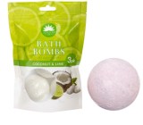 Elysium Spa Coconut and lime sparkling ball-bath bomb 3 x 50 g