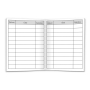 Ditipo Task Notebook Lying Rabbit A6 Notebook