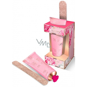 Grace Cole Pink Peony & Vetiver hand and nail cream 50 ml + nail file, cosmetic hand care set