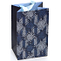 Nekupto Gift paper bag luxury 11 x 17.5 x 8 cm Blue 2039 LFS