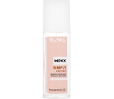 Mexx Simply for Her perfumed deodorant glass for men 75 ml