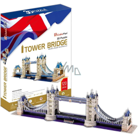 CubicFun Puzzle 3D Tower Bridge 120 pieces, recommended age 10+