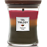 WoodWick Trilogy Hearthside Foyer - Sitting by the fireplace scented candle with wooden wick and lid glass medium 275 g