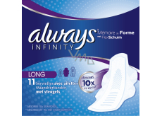 Always Infinity Long Sanitary Pads with Wings 11 Pieces