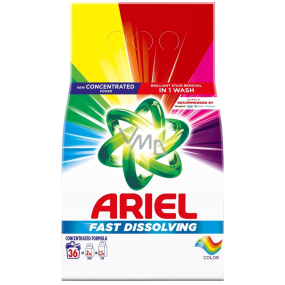 Ariel Fast Dissolving Color washing powder for coloured laundry 36 doses 1,98 kg