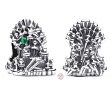 Charm Sterling silver 925 Game of Thrones Iron Throne, bracelet bead, film