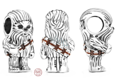 Charm Sterling silver 925 Marvel Star Wars Chewbacca, bracelet bead