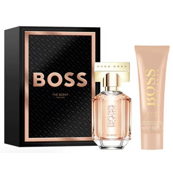 Hugo Boss Boss The Scent for Her Eau de Parfum 30 ml + Body Lotion 50 ml, Gift Set for Women