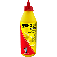 APEKO D1 wood glue, paper, leather with applicator, 500 g