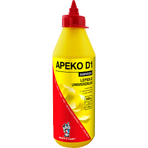 APEKO D1 wood glue, paper, leather with applicator, 500 g