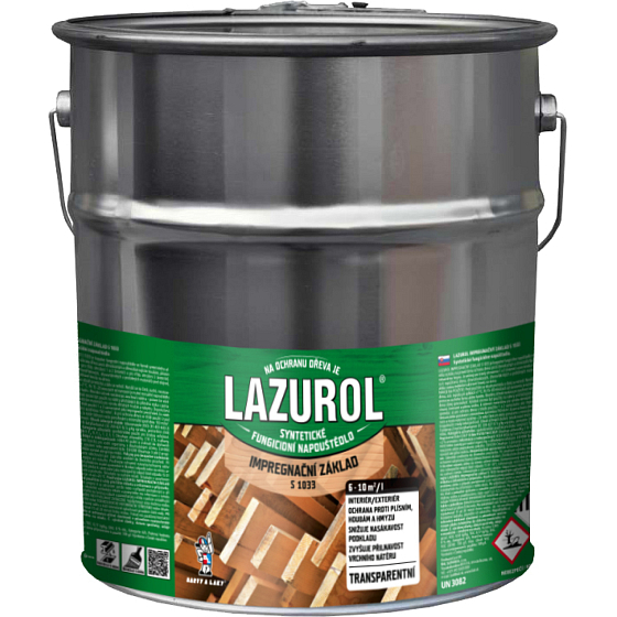 LAZUROL impregnating base S1033 clear, 9 l