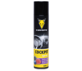 Coyote Cockpit Forest Fruits Antistatic, cleans and treats plastic, leather, rubber, wood, leatherette in the vehicle interior 400 ml spray