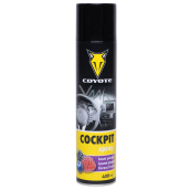 Coyote Cocpit Berries antistatic, cleans and treats plastic, leather, rubber, wood, imitation leather in the interior of the vehicle 400 ml spray