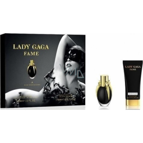 Lady Gaga Fame perfumed water for women 30 ml + shower gel 75 ml, gift set