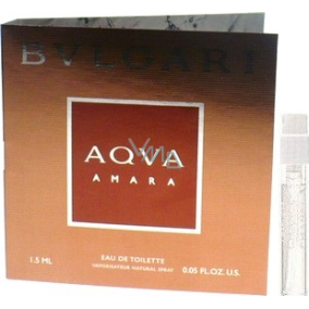 Bvlgari Aqva Amara eau de toilette for men 1.5 ml with spray, vial