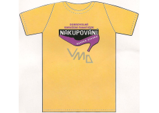 Nekupto T-shirt Voluntary association of shopping fanatics honorary member 1 piece