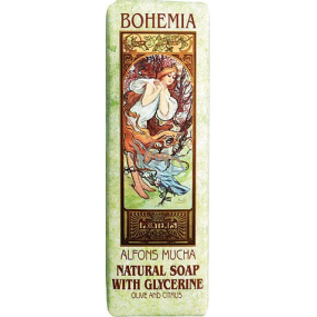 Bohemia Gifts Alfons Mucha Olive and citrus toilet soap 125 g