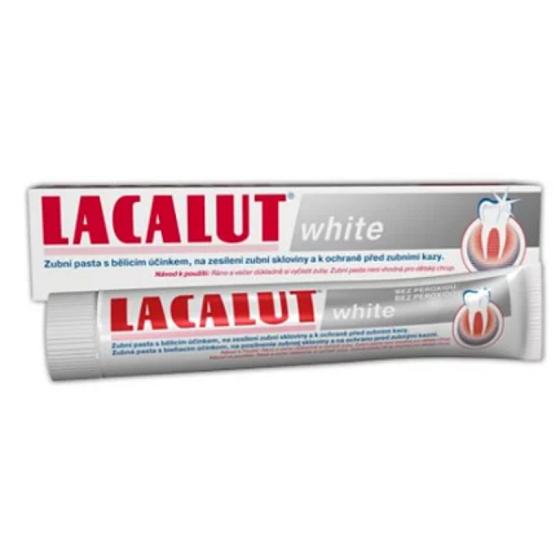 Lacalut Whitening toothpaste for teeth whitening and protection against periodontitis 75 ml
