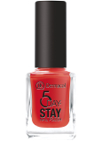 Dermacol 5 Day Stay Long-lasting nail polish 21 Monroe Red 11 ml