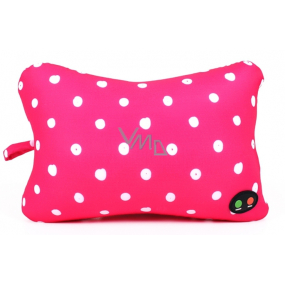Albi Massage pillow Pink with polka dots 28 x 19 x 11 cm