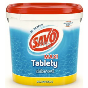 Savo Maxi Chlorine tablets for swimming pool disinfection 4.6 kg