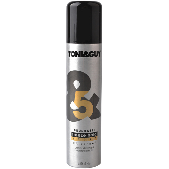 Toni & Guy Brushable Freeze Hold 5 Extreme Hold Hairspray 250 ml