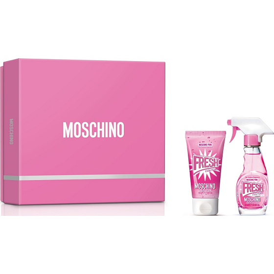 Moschino Fresh Couture Pink eau de toilette for women 30 ml + body lotion 50 ml, gift set