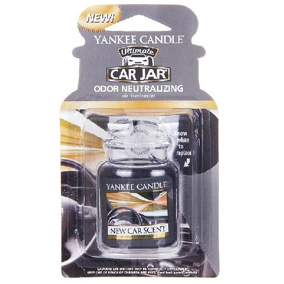 Yankee Candle New Car Scent - Fragrance New Car Gel Scented Car Tag 30 g