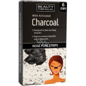 Beauty Formulas Charcoal Activated carbon nose strips 6 pieces