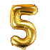 Foil balloon number 5, 35 cm