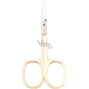 Titania Solingen nail clippers, gold plated with satin finish, made of high-quality steel, length 9.5 cm