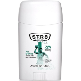 Str8 All Sports antiperspirant deodorant stick for men 50 ml