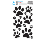 Arch Auto Sticker, outdoor sticker Paw Prints 9 x 15 cm
