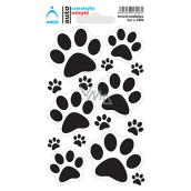 Arch Auto Sticker, outdoor sticker Paw Prints 9 x 15 cm