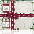Baylis & Harding Mulberry, Mistletoe and Cranberry Shower Gel 100 ml + Bath and Shower Cream 100 ml + Bath Crystals 75 g + Soft White Robe, Cosmetic Set