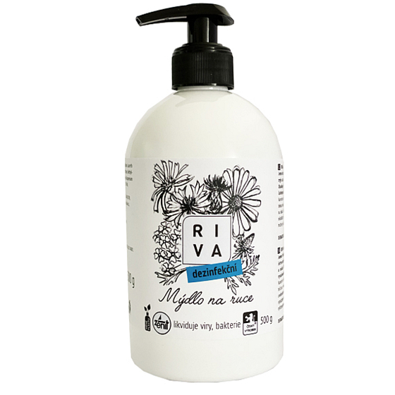 Riva Disinfectant Virucidal Liquid Soap 500 g Dispenser