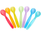 Baby Farlin Colorful Spoon for Children 12 m+ Pack of 7 Pieces