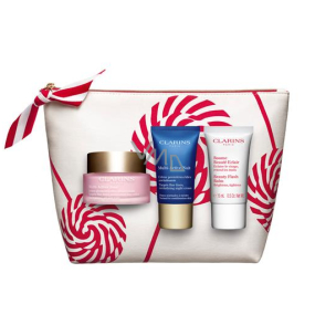Clarins Multi-Active day cream 50 ml + night cream 15 ml + Beauty Flash balm 15 ml + case, cosmetic set