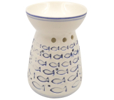 Porcelain aroma lamp with small fish 11 cm