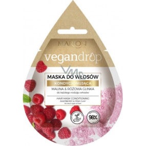 Marion Vegan Drop Raspberry & Pink Clay conditioning mask for all hair types 20 ml